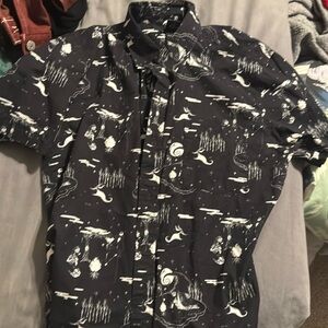 Nightmare Before Christmas button down shirt